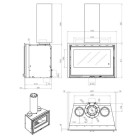 Recuperador de Calor a Lenha ARC 70 C + Plus 150 - Rocal